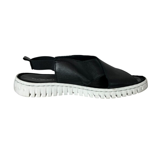 Rizzoli Black Leather Super Comfort Sandals Size 41 / 10 Sporty Vacation Comfy - Picture 7 of 10